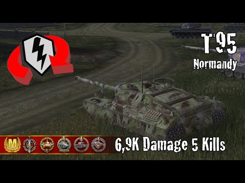 T95  |  6,9K Damage 5 Kills  |  WoT Blitz Replays