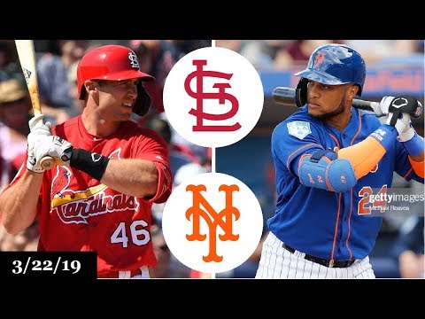 St. Louis Cardinals vs New York Mets Highlights | March 22, 2019 | Spring Training