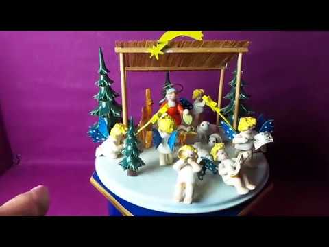 Steinbach uralte Spieluhr Nr.194 - seltenes Sammlerstück aus dem Erzgebirge