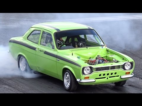 2015 Ford Fest - Mk1 Escort Drag Racing Compilation Video
