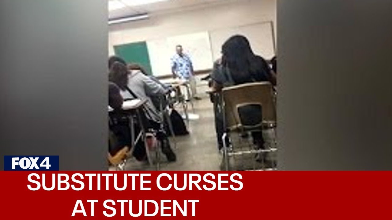 Video shows Dallas ISD substitute teacher cursing at student