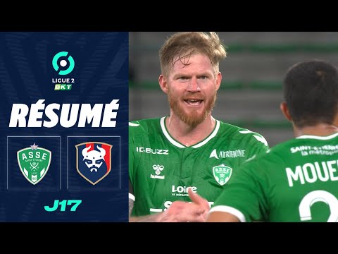 AS SAINT-ÉTIENNE - STADE MALHERBE CAEN (1 - 1) - Résumé - (ASSE - SMC) / 2022-2023