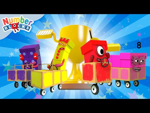 🏆 Epic Number Race! 🏆 | Learn to count | Maths for Kids 123 | @Numberblocks