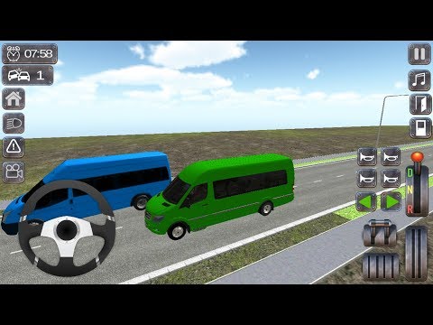 Sprinter Minibus Simulator - Van Driving 002 - Android IOS Gameplay [HD]