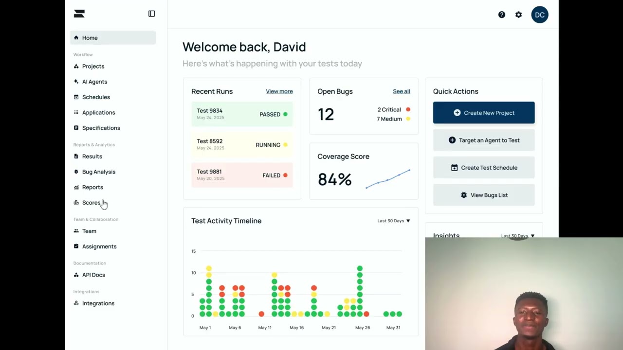 The Future of Testing, AI Platform for Enterprise Validation