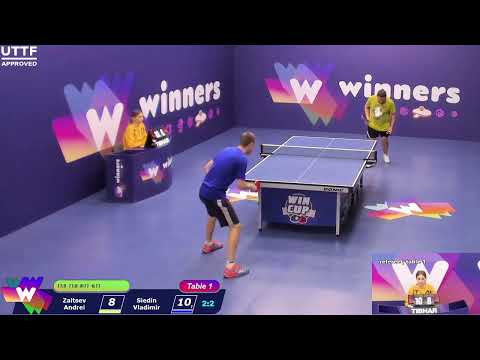 WINners CUP table 1  15.12 Zaitsev Andrei - Siedin Vladimir 16:00