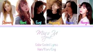 Apink (에이핑크) - Miss U (에이핑크) [Color Coded Lyrics/Han|Rom|Eng]