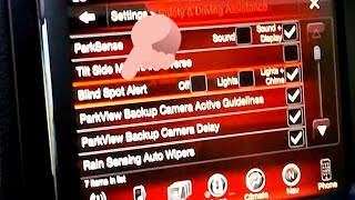 HOW TO TURN ON AND OFF BLIND SPOT ALERT DODGE DURANGO LIMITED DIY