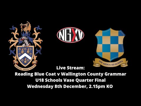 LIVE RUGBY: Reading Blue Coat v Wallington County Grammar