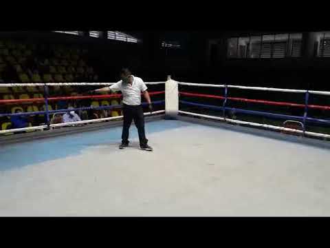 Jeffry Palacios vs David Raudez, miercoles 20 de Enero de 2021. Gimnasio Nicarao.