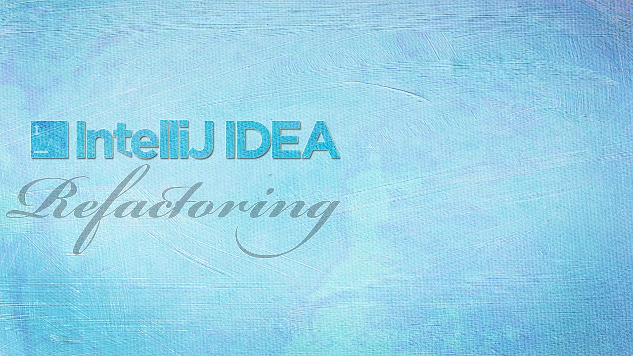 Refactoring Java With IntelliJ IDEA - 10   renaming