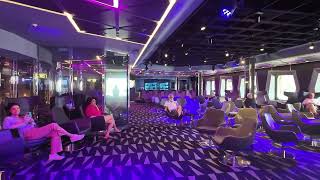 MSC Grandiosa | Inside the TV & Studio Bar | Karaoke, Dance & Entertainment Vibes