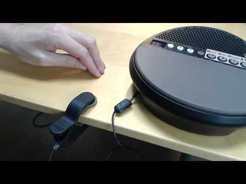 Korg Wavedrum Mini - Using the Clip