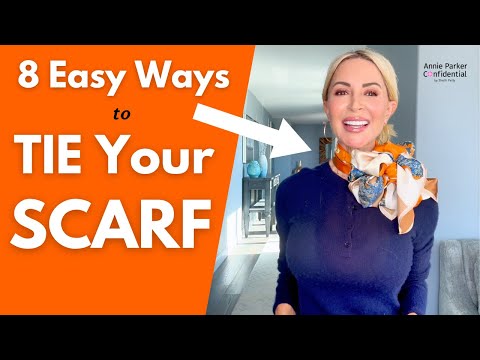 8 EASY WAYS to TIE an OBLONG SCARF – Instant CHIC