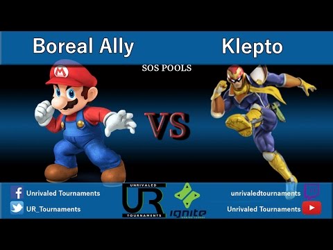 Southern Ohio Smash  SOS POOLS - Boreal Ally (Mario) vs Klepto (Captain Falcon)