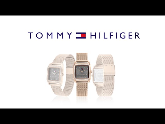 Vídeo relacionado con Tommy Hilfiger Reloj De Movimiento De Cuarzo De Dos Manecillas para Mujer con Correa de Cuero Rosa - 1781919
