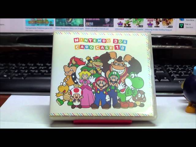 Vídeo relacionado con kwmobile Estuche juegos compatible con Nintendo 3DS - Caja para cartuchos de juegos 28x - Rosa palo