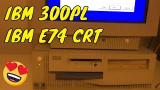 IBM PL300 656584G & IBM E74 17" CRT Monitor. Sneak peak only