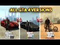 GTA 4 Vs GTA TBoGT Vs GTA LTaDD All GTA 4 Versions