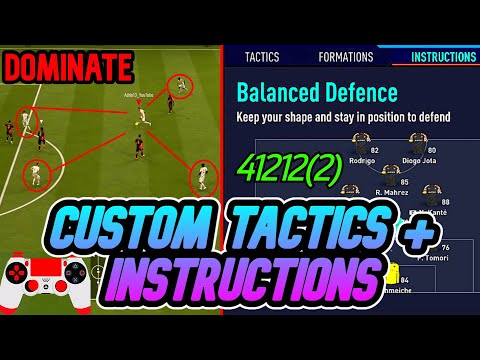*OVERPOWERED* 41212(2) BEST CUSTOM TACTICS + INSTRUCTIONS EXPLAINED - FIFA 21 ULTIMATE TEAM