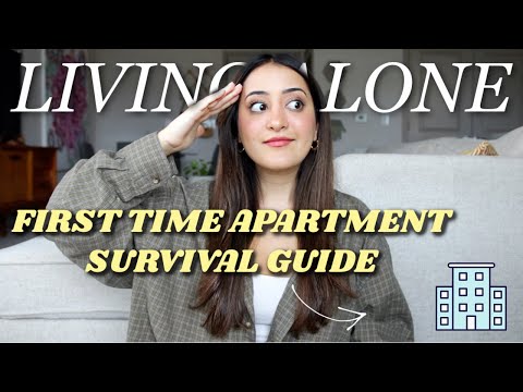 Moving Out For The First Time Survival Tips | Adulting with Naturally Negeen