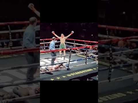 Ryan O’Rourke Poleaxes His Opponent 🥶#boxing #ireland #champion