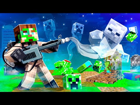 Playing as GHOSTBUSTERS in MINECRAFT!