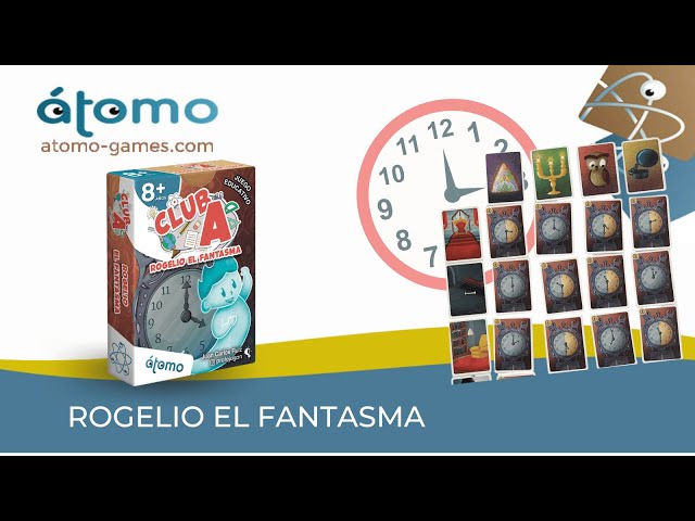 Vídeo relacionado con Atomo Games Club A. Rogelio EL Fantasma. Juego Educativo