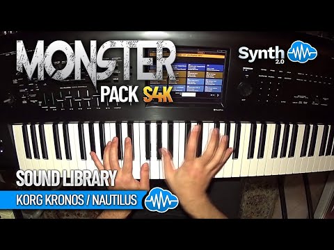 SCL207 - ( Bundle ) - Monster Pack S4K + Monster Pack MKIII - Korg Kronos Series - Video Preview 17