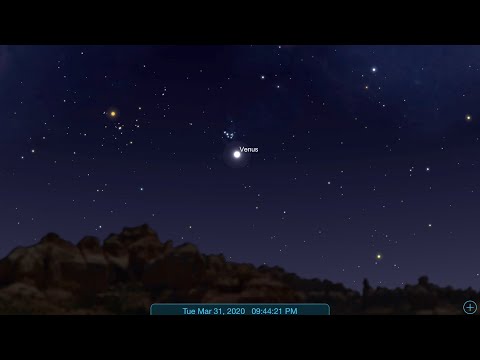 The Pleiades photobombs Venus