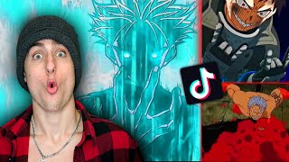 TikTok Anime Badass Moments #25 *REACTION*