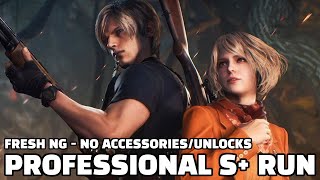 Resident Evil 4 Remake PROFESSIONAL S+ Run (No Accessories/Unlocks)