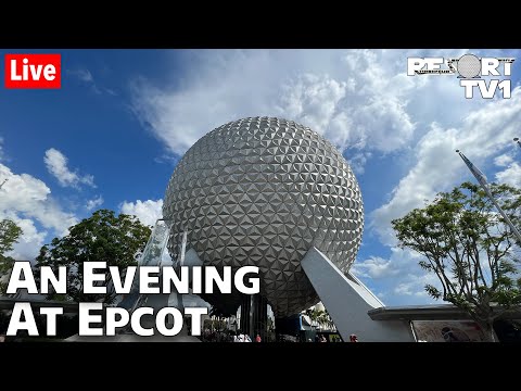 🔴Live:  A Relaxing Evening at Epcot - Walt Disney World Live Stream