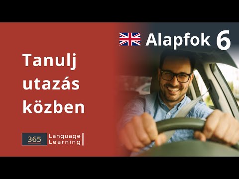 Angol tanulás kezdőknek - Alapfok 6 | A2 - 3. rész - 365 kifejezés | Tanulj utazás közben