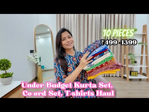 Daily Wear Budget Kurta Set, Co-ord Set & T-shirt Haul l Dream Simple