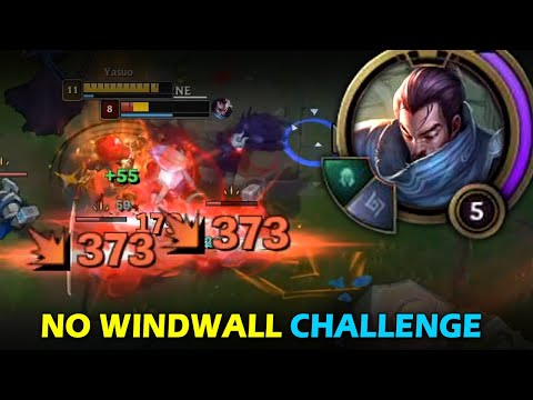 Is it Possible to Carry as Yasuo WITHOUT Using Windwall? 🔴 LoL Challenges