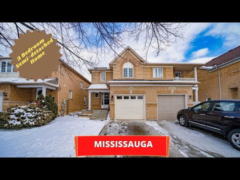 3 Bedroom Semi-detached Home For Sale near Mississauga Rd and Highway 407