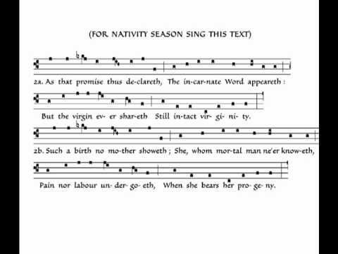 Sequence Chant for the Annunciation; Gabriel Sent from Heaven (Missus Gabriel de celis) (13th c.)