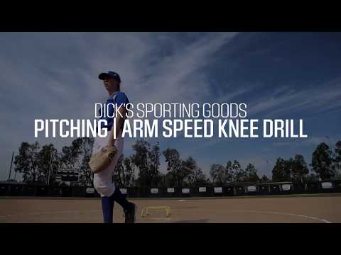 Softball Pitcher Drills: Arm Speed Knee Drill