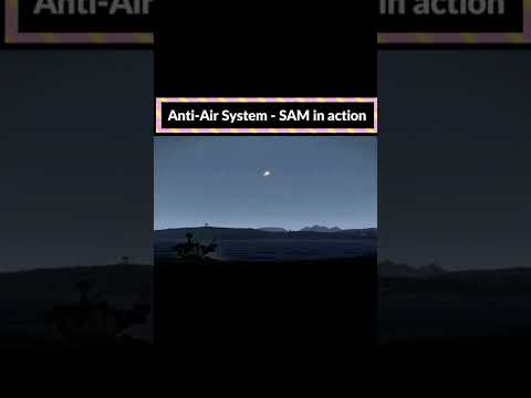 Anti-Air System - SAM shoots down MiG-29 Jet & Attack Helicopter#shorts