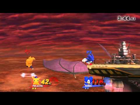 SSB4 For Glory: Mister E (Pika) vs Sonic