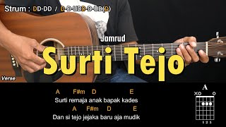 Download lagu Surti Tejo - Jamrud | Tutorial Chord Gitar Mudah dan Lirik mp3