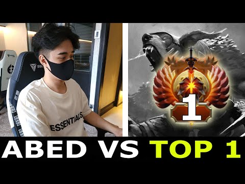 ABED SIGNATURE PUCK w/ PUPPEY VS TOP 1 - RAMPAGE!!!!! | DOTA 2 Gameplay