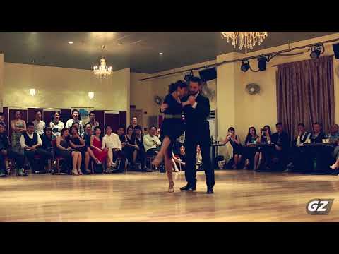  Javier Rodriguez  and  Moira Castellano  are  dancing  to  the  tango  "  Arrabal  "  by  Osvaldo Pugliese  at  Guangzhou International Tango Festival  in  2019