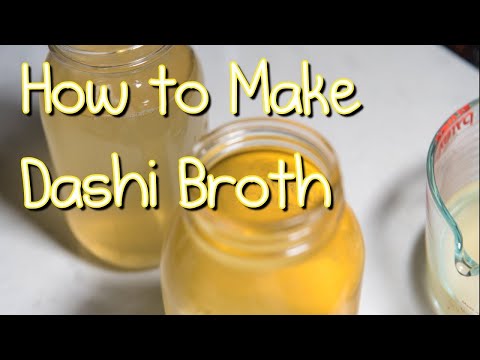 Dashi Stock | Made with konbu and katsuobushi from scratch (EASY)