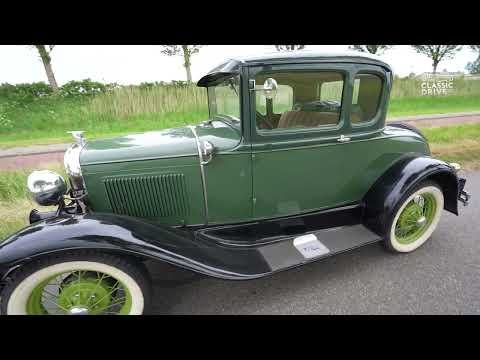 Thumbnail for 1931 Ford model A Coupe - POV TEST DRIVE by Ford Model 48, Ford Model N, Ford Model F, Netherlands, Ford Model AA, Ford Model TT, Coupe, video, Car, Vehicle, Van, Ford Model K, vide, Ford Model U, Ford Model T, Ford Model Y, video i, Ford Model C