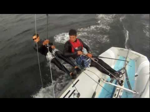 Sailing 420 in Extreme Conditions