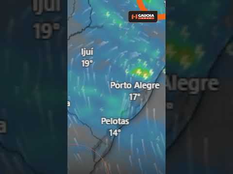 PREVISÃO DO TEMPO: CICLONE se aproxima de Porto Alegre e pode trazer chuvas intensas | Gaúcha Hoje