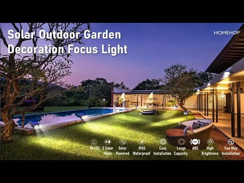 Homehop Solar Spot Light for Garden Outdoor Home