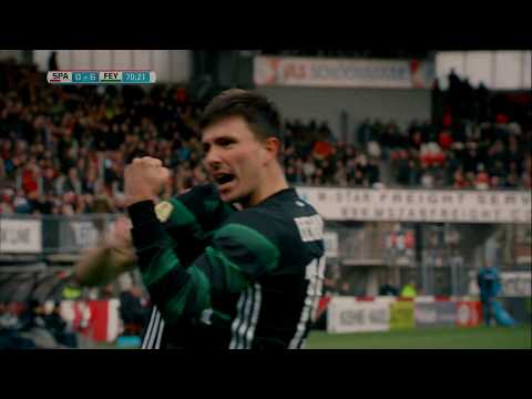 Sparta - Feyenoord: alle goals in één minuut